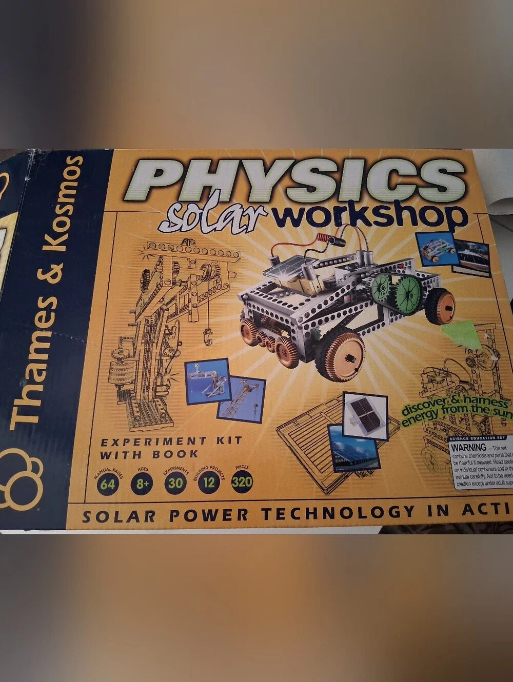 Thames & Kosmos Physics Solar Workshop Kids Building Set - Yellow